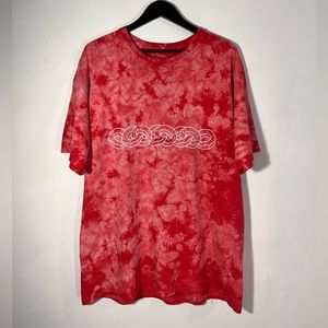 Odd Future Tyler the Creator Red Tie Dye Donut Link T Shirt OFWGKTA